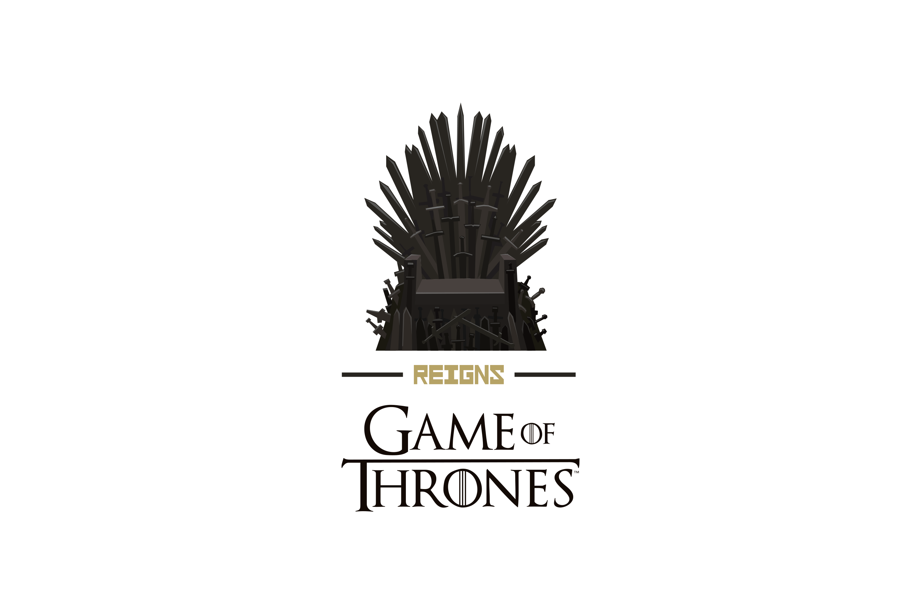 Download Reigns: Game of Thrones Logo in SVG Vector or PNG File Format