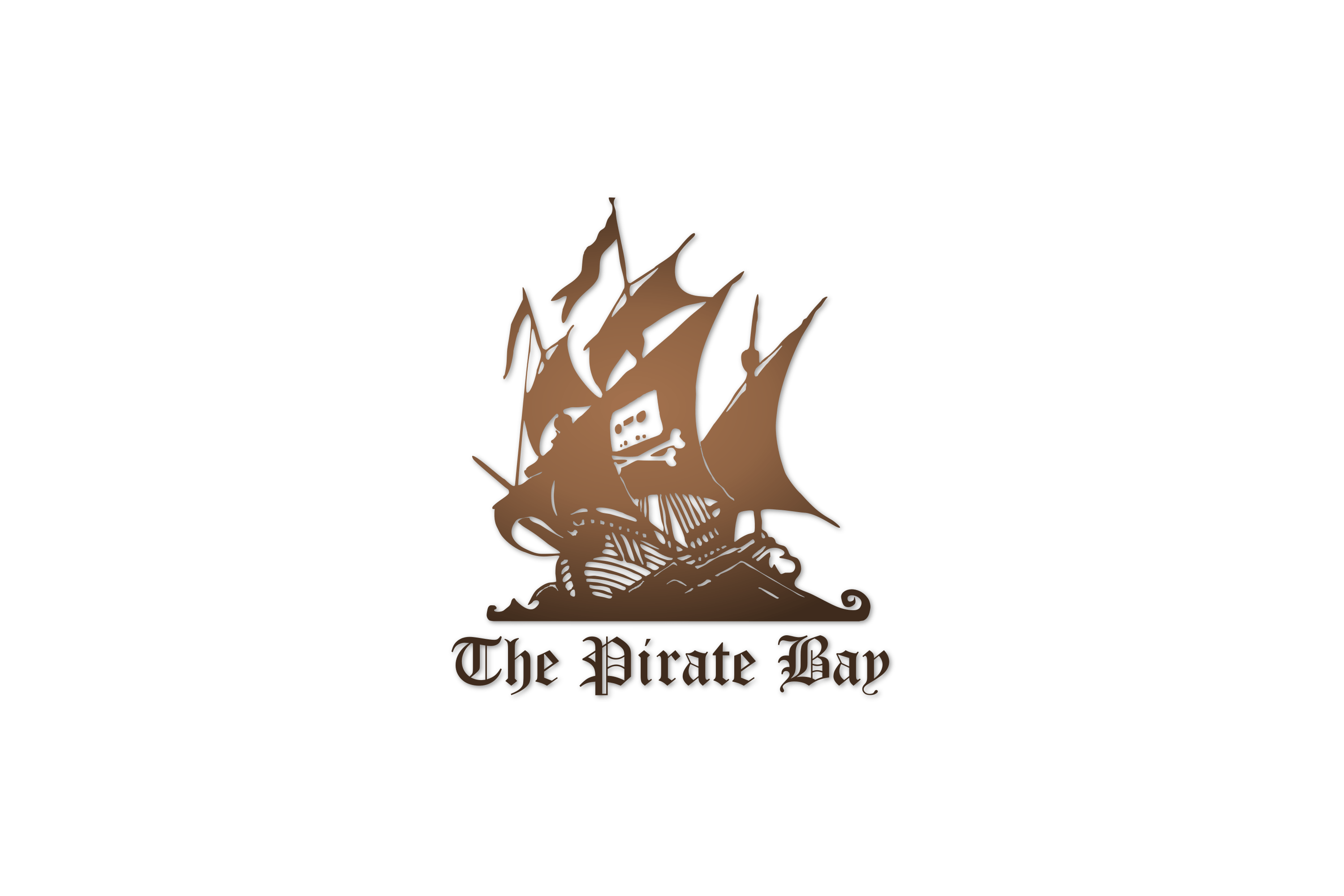 File:The Pirate Bay logo bw.svg - Wikipedia